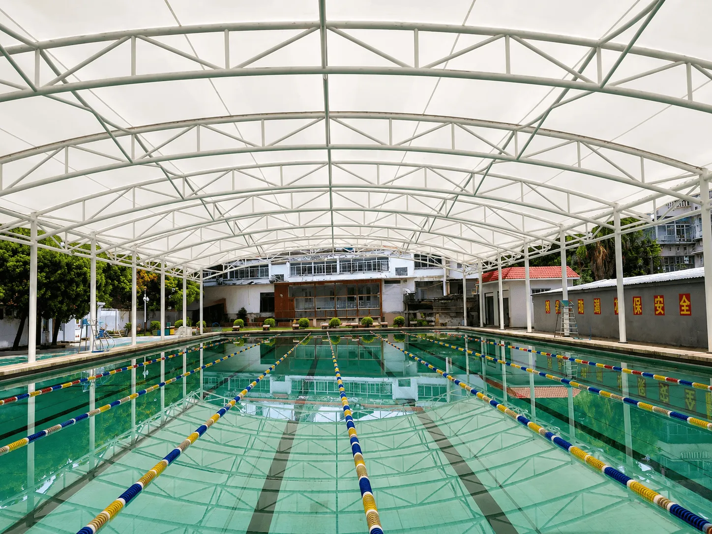 Swimming Pool Tensile Structure - Slide 2 Swimming Pool Tensile Structure - Slide 2